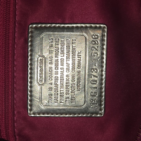 Coach authentic poppy shoulder bag - Picture 4 of 4